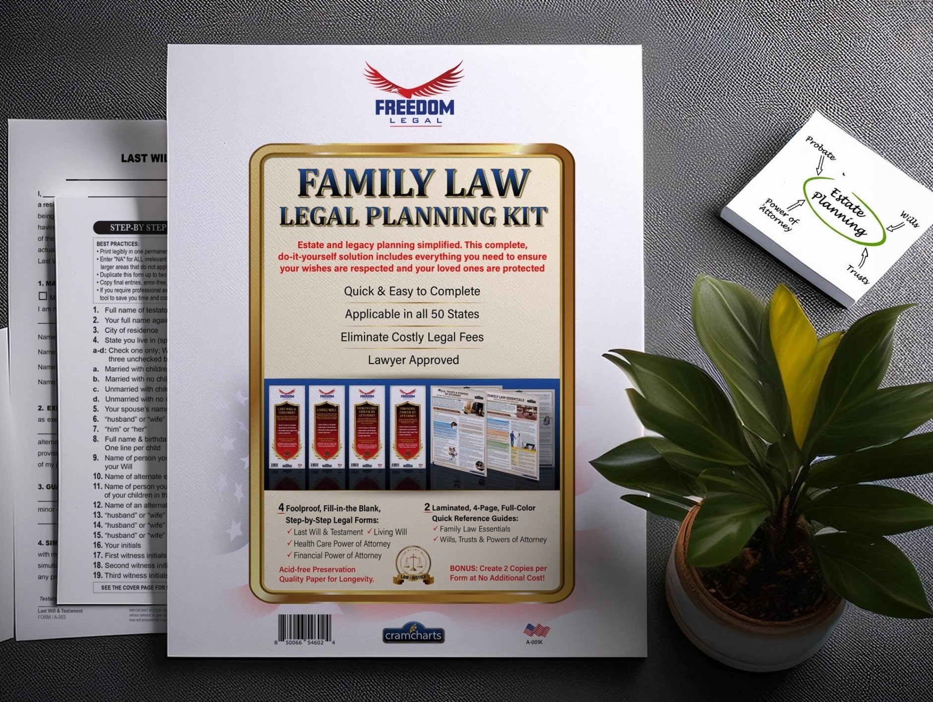 Essential Family Legal Planning Kit for Peace of Mind - Cramcharts Media
