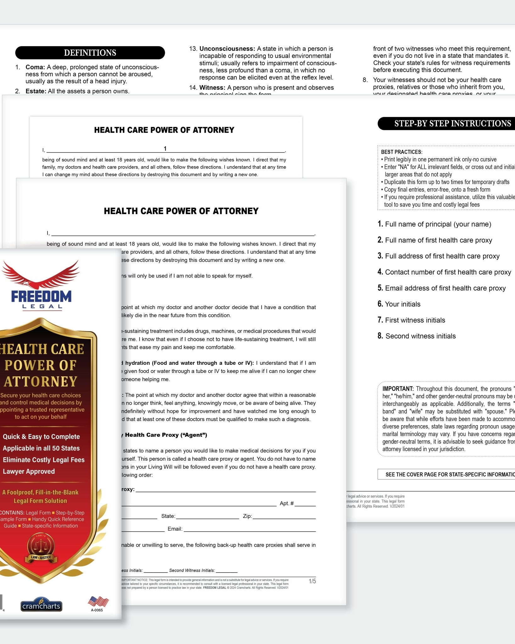 Health Care power of Attorney - Cramcharts.com