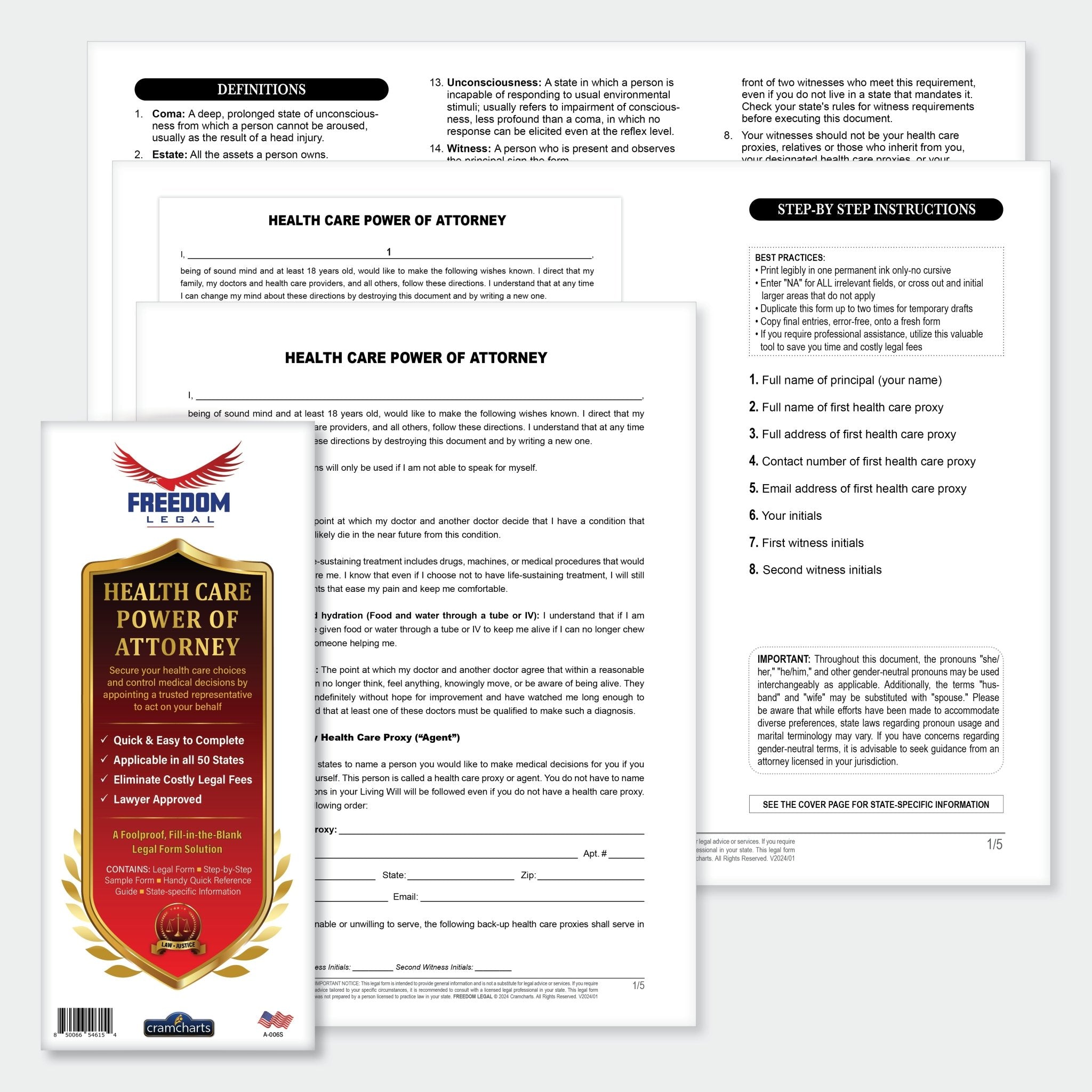 Health Care power of Attorney - Cramcharts.com