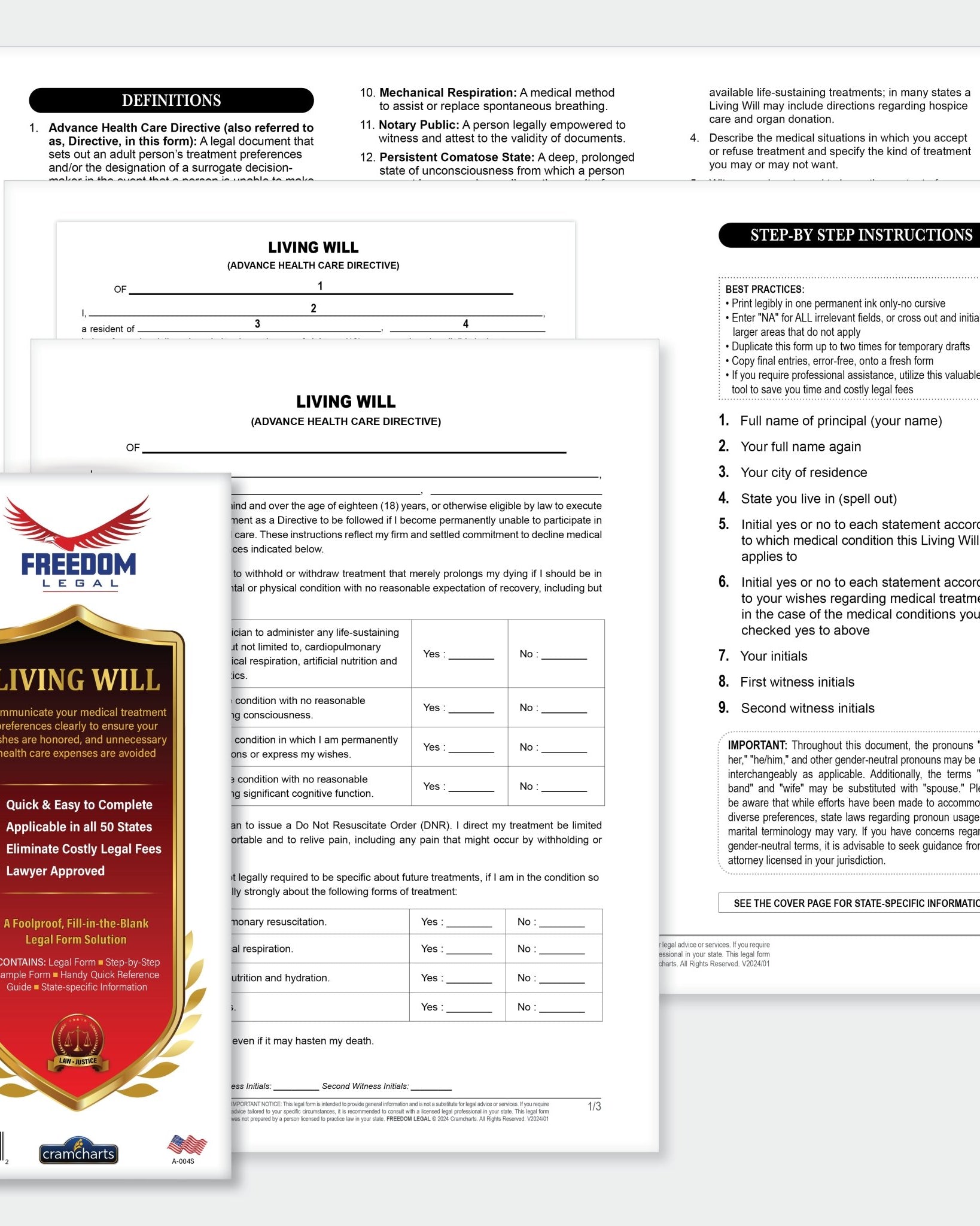 Living Will - Cramcharts.com