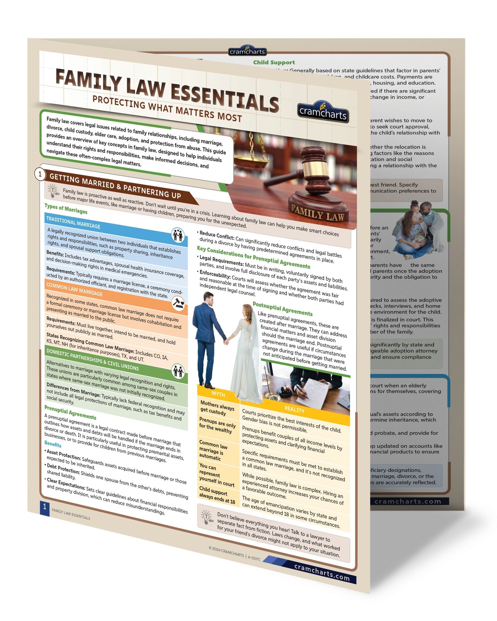 Family Law Essentials - Cramcharts Media