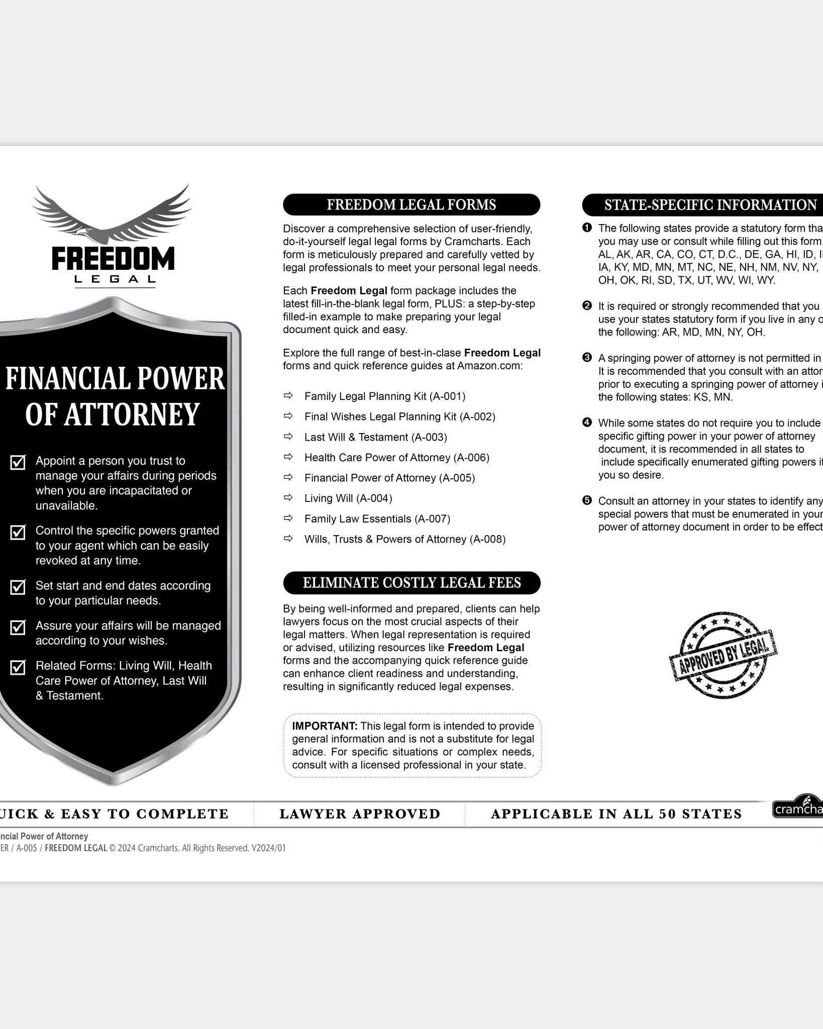 Financial Power Of Attorney - Cramcharts.com