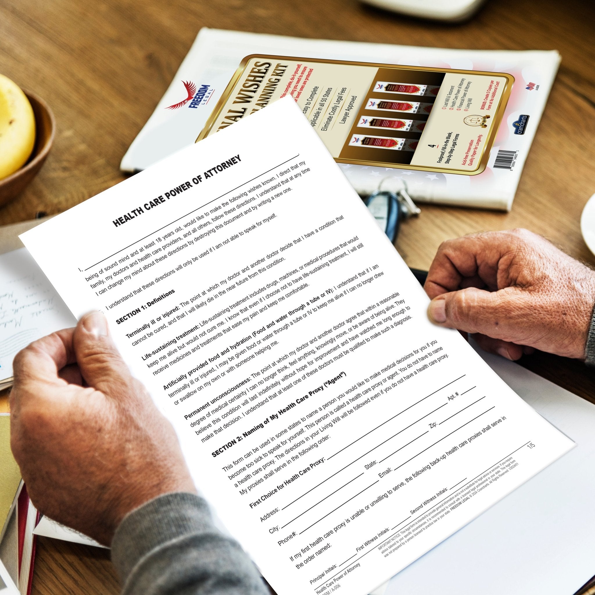 Health Care Power Of Attorney - Cramcharts.com